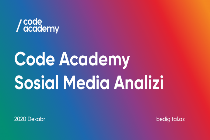Code Academy Sosial Media Analizi (2020)