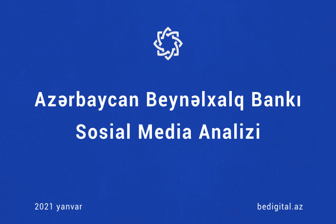 Beynəlxalq Bank (IBAR) Sosial Media Analizi (2021)